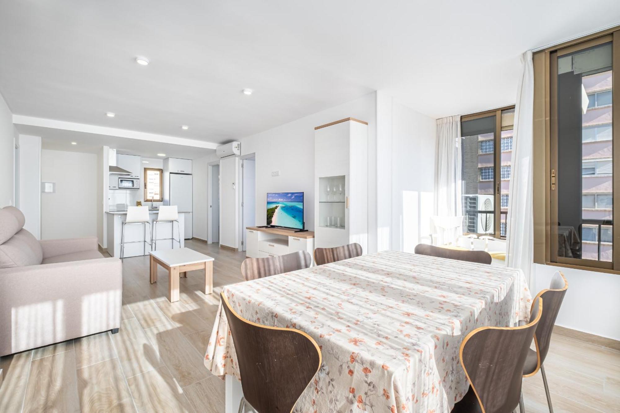 Las Antillas 7-B Apartment Levante Beach 貝尼多姆 外观 照片